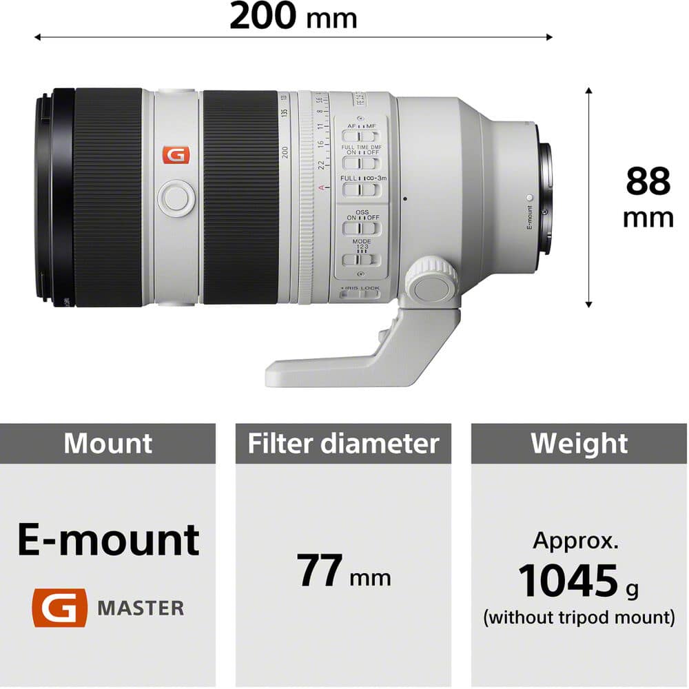 Sony-FE-70-200mm-f2.8-GM-OSS-II-Lente-SEL70200GM2-dimensoes.jpeg - Brisen™ Engenharia