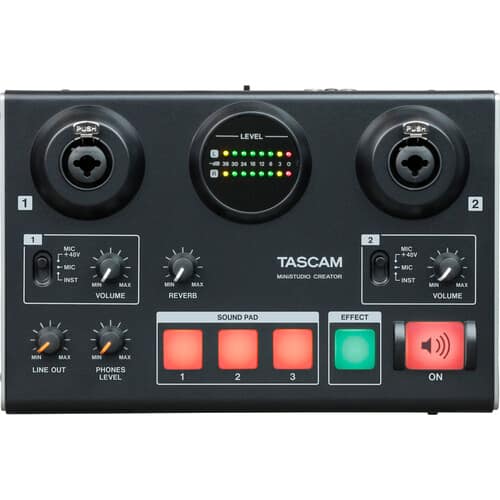 TASCAM MiNiSTUDIO Creator US-42B Podcast Studio44444 - Brisen™ Engenharia